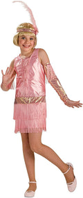 20's Retro Pink Fashion Flapper Costume Child Small 4-6