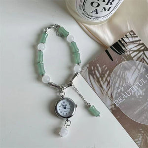 Green Bamboo Silver