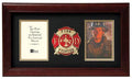Flag Connections Fire Fighter Dual Picture Frame