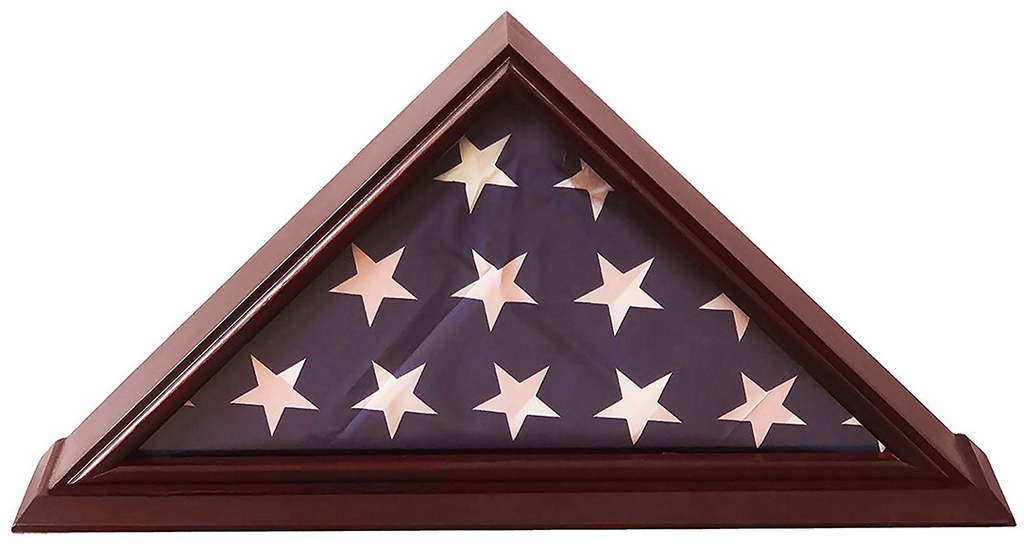 5x9 Flag Display Case Shadow Box (For Burial/Funeral/Veteran Flag)
