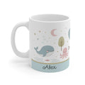 Dream Big Whale Octopus Heart Ocean Mug | Personalized Sea Name Gift
