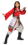 Mulan Hero Red Girls Princess Dress Disney Child Costume Small 4-6