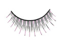 Black and Purple Fake Eyelashes with Adhesive
