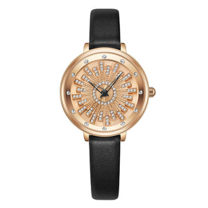 Rose Gold Leather Belt 2