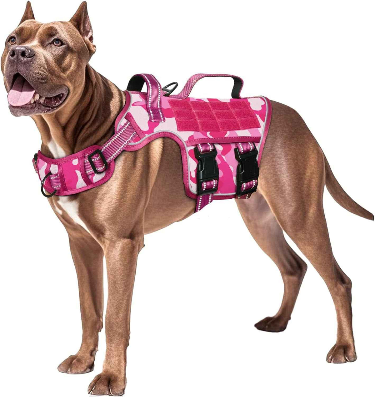 Heavy Duty No-Pull Tactical Dog Harness Molle Vest