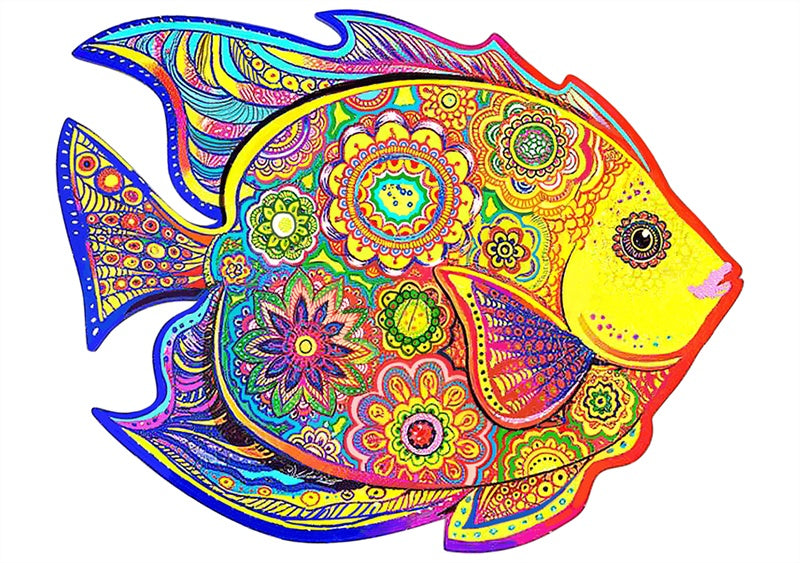 Each Piece Is Animal Shaped Christmas Gift Colorful Elephant Turtle Wooden Jigsaw Puzzles