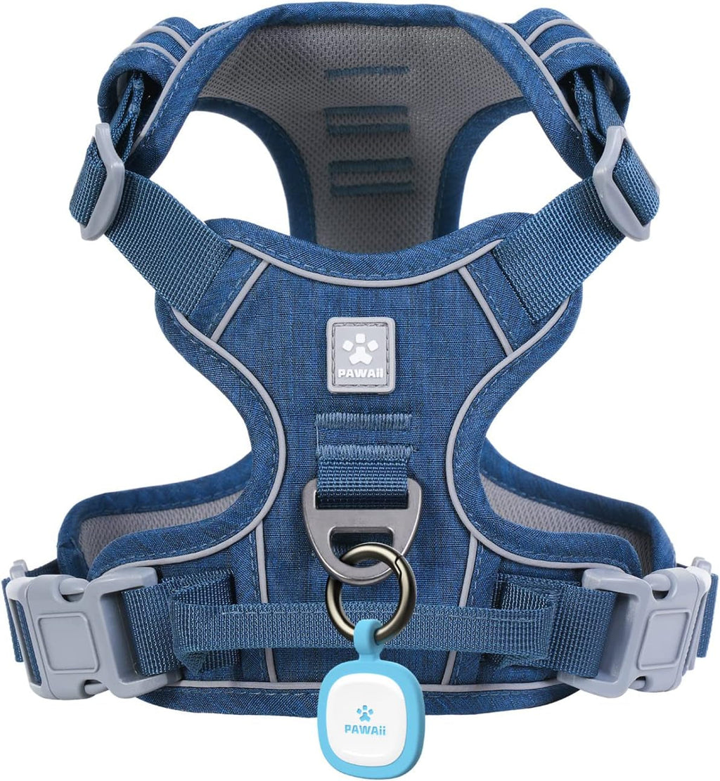 No-Pull Reflective Dog Harness with ID Tag
