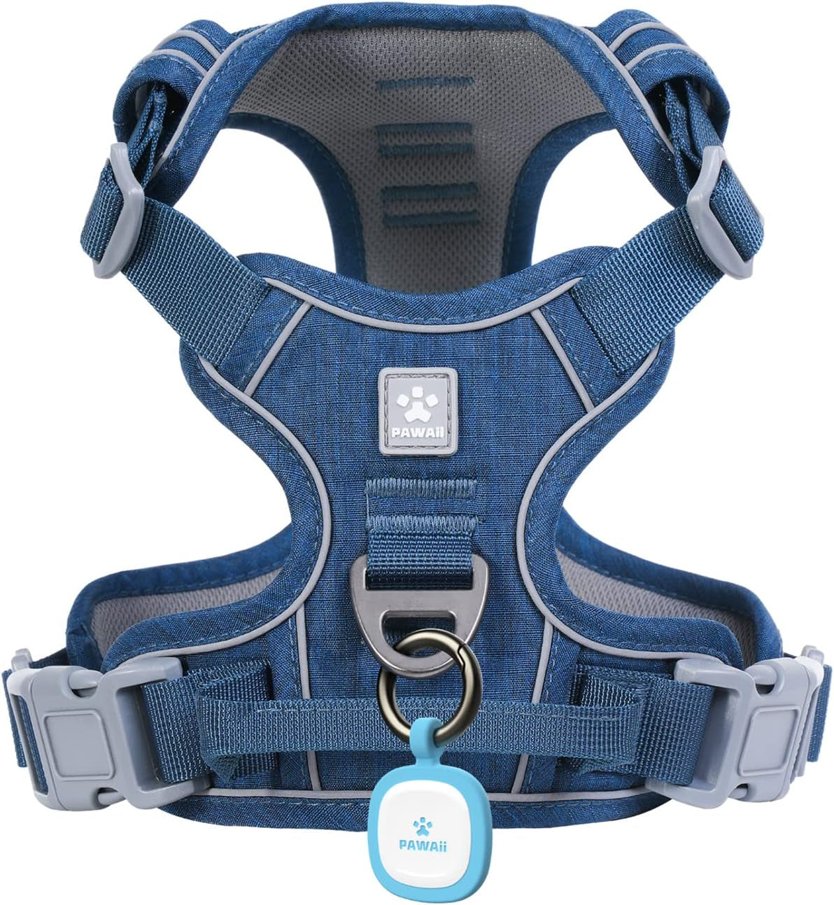 No-Pull Reflective Dog Harness with ID Tag