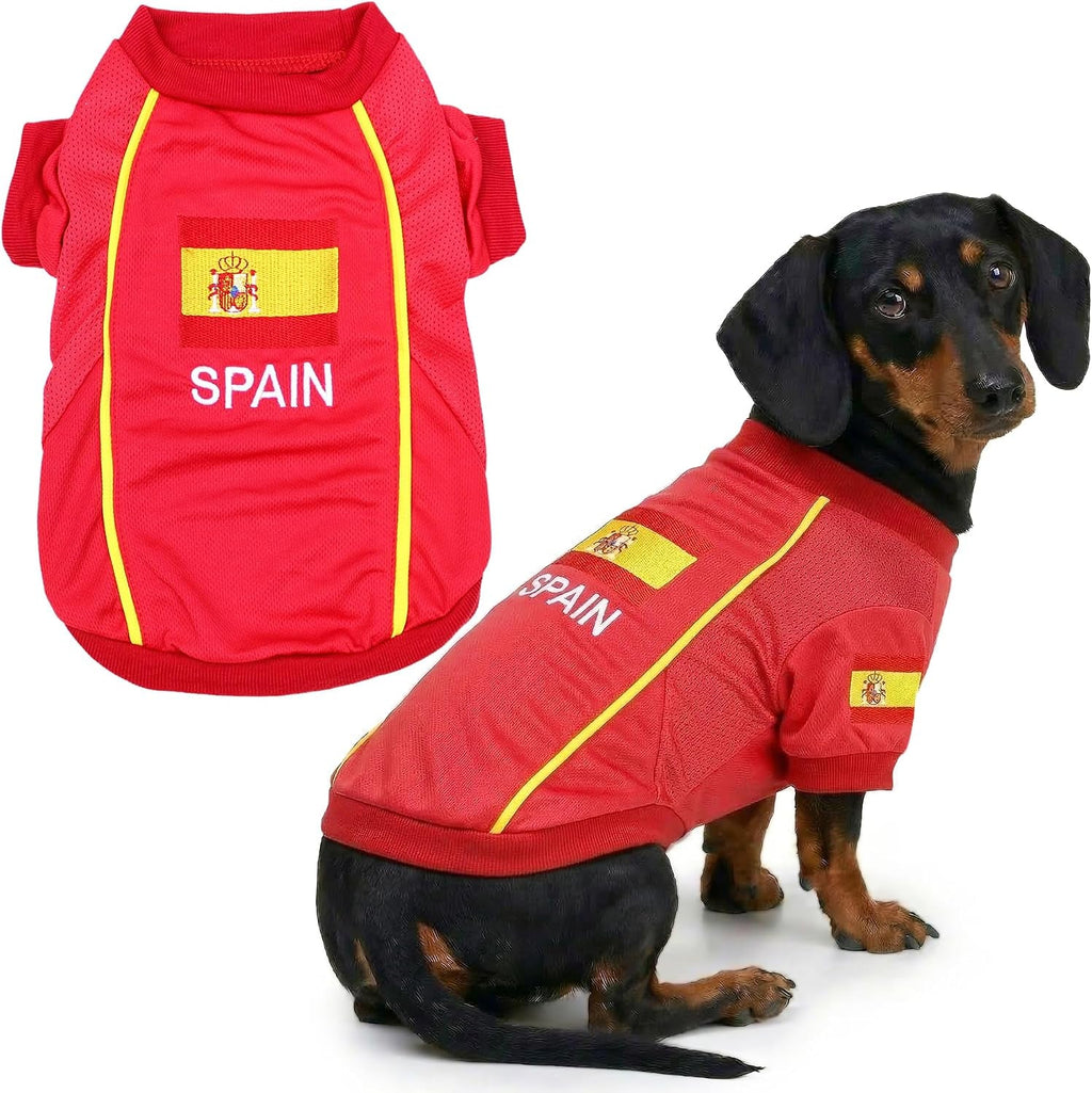 Parisian Pet Breathable Mesh Soccer Jersey for Dogs, XS–5XL