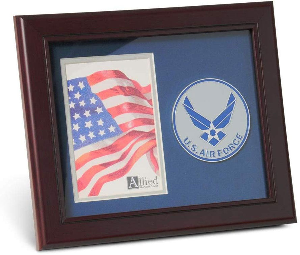 Flags connections Medallion 4 by 6 inch Portrait Picture Frame.