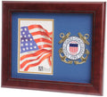 US Coast Guard Medallion Portrait Picture Frame - 4 x 6 Picture Opening.
