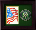 US Army Medallion Portrait Picture Frame - 4 x 6 Picture Opening.