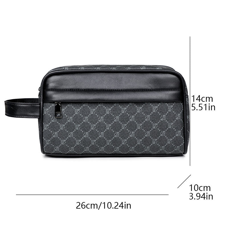 Men's Clutch Fashion Vintage Printed Handbag