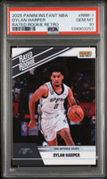 Graded 2025 Panini Instant Dylan Harper #RRR1 Rated Rookie Retro Rookie RC Basketball Card PSA 10 Gem Mint