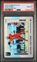 Graded 2025 Panini Donruss Elite Cam Ward #3 Extra Edition /799 Rookie RC Football Card PSA 10 Gem Mint