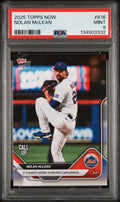 Graded 2025 Topps Now Nolan McLean #616 Rookie RC Baseball Card PSA 9 Mint