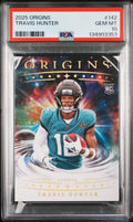 Graded 2025 Panini Origins Travis Hunter #142 Rookie RC Football Card PSA 10 Gem Mint