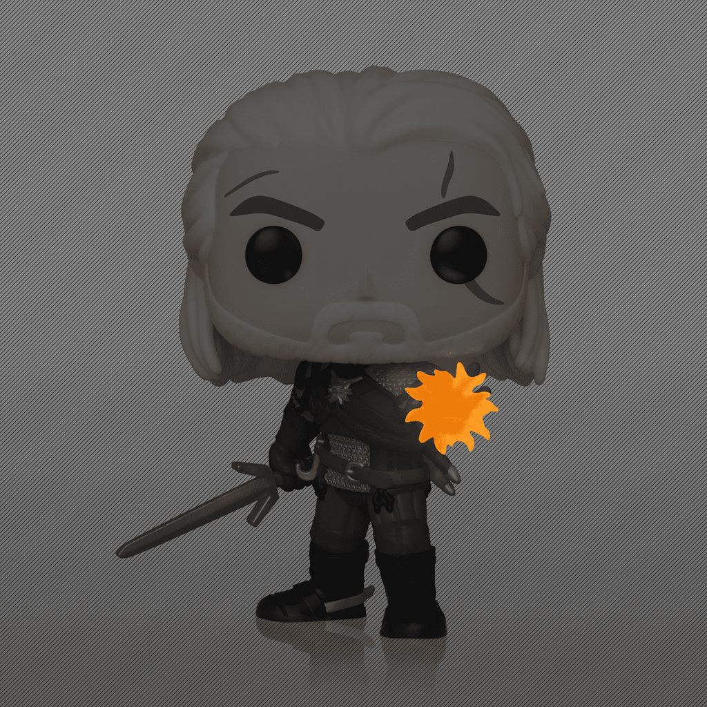 GITD Geralt (Igni) Exclusive VAULTED #554 Funko Pop Vinyl Figure