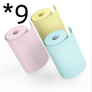 9rolls of colored paper