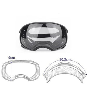 Black rimmed eye shades