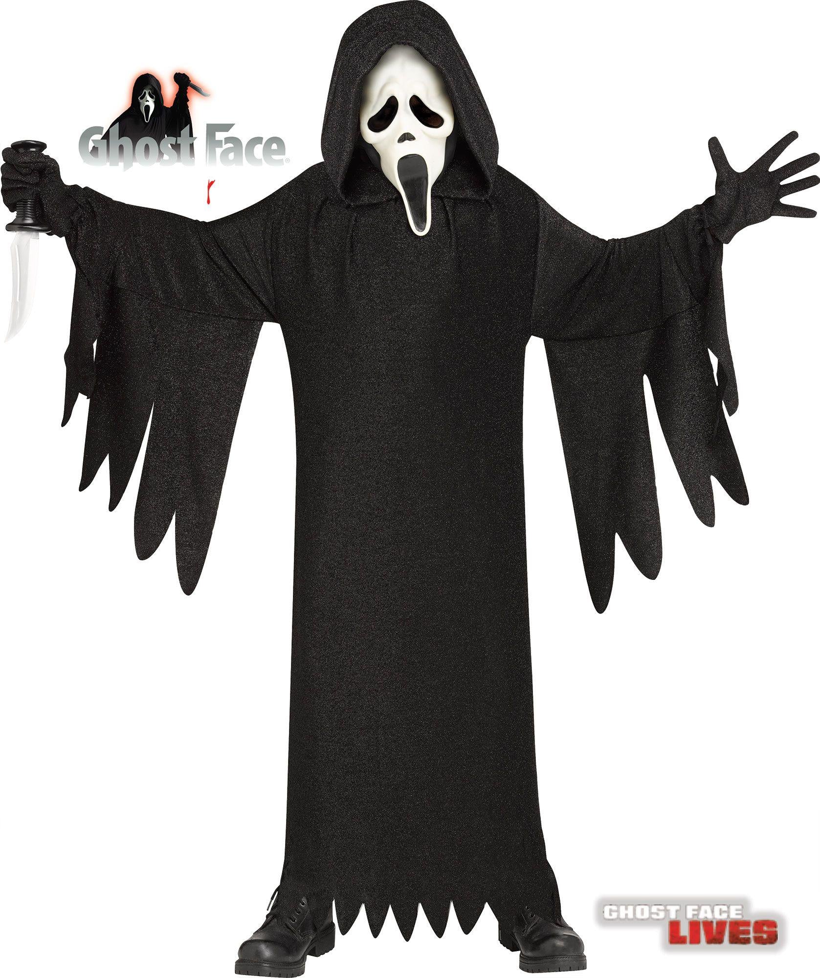 Scream Ghost Face 25th Anniversary Movie Addition Child Costume