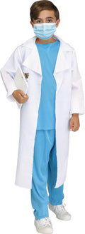 Doctor Child Surgeon Costume Lab Coat Size Small 4-6
