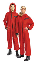 Money Heist Salvador Dali Adult Jumpsuit Deluxe Adult Costume XX-Large 50-52