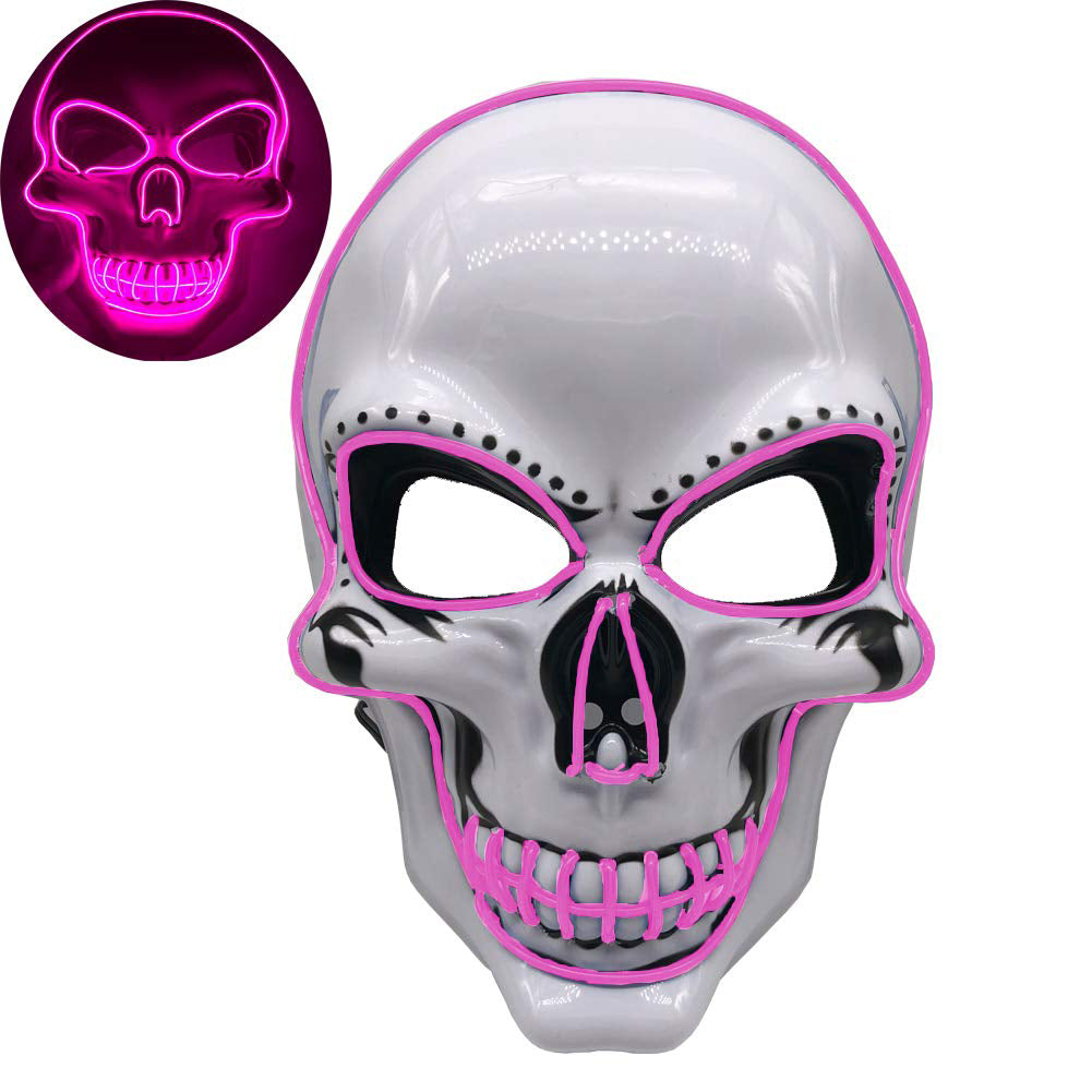 Halloween LED skull glowing mask