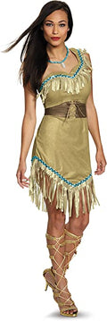 Disney Pocahontas Prestige Adult Halloween Costume X-Large 18-20