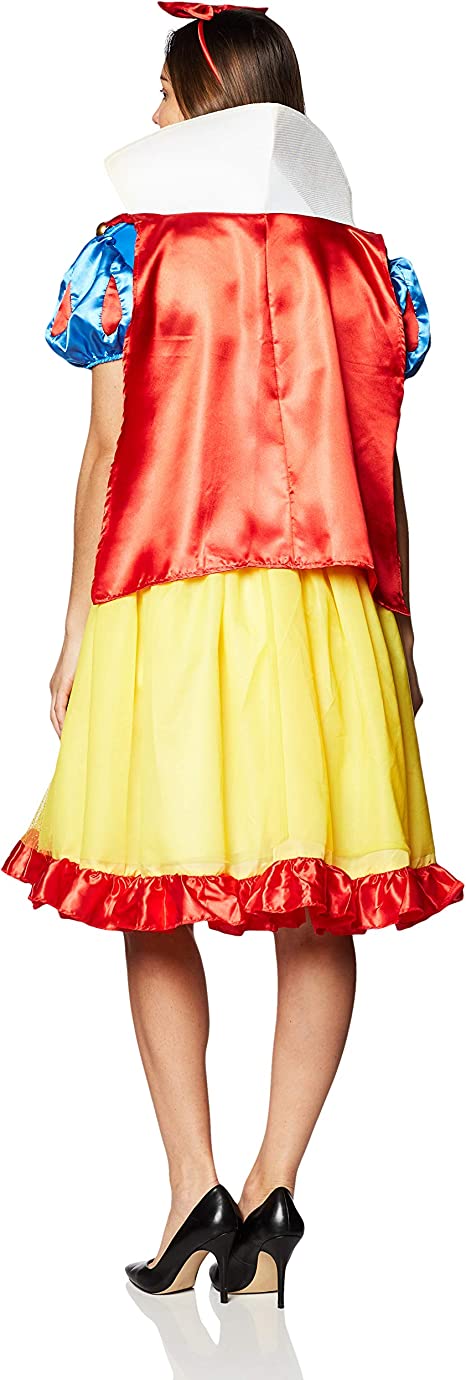 Disney Snow White Fab Dress Adult Halloween Costume Medium 8-10