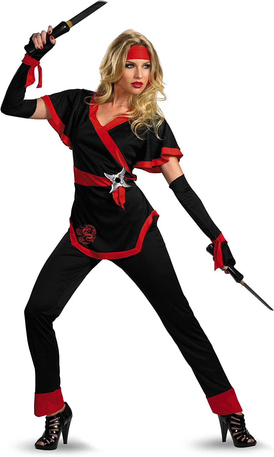 Ninja Dragon Female Adult Halloween Costume Small 4-6