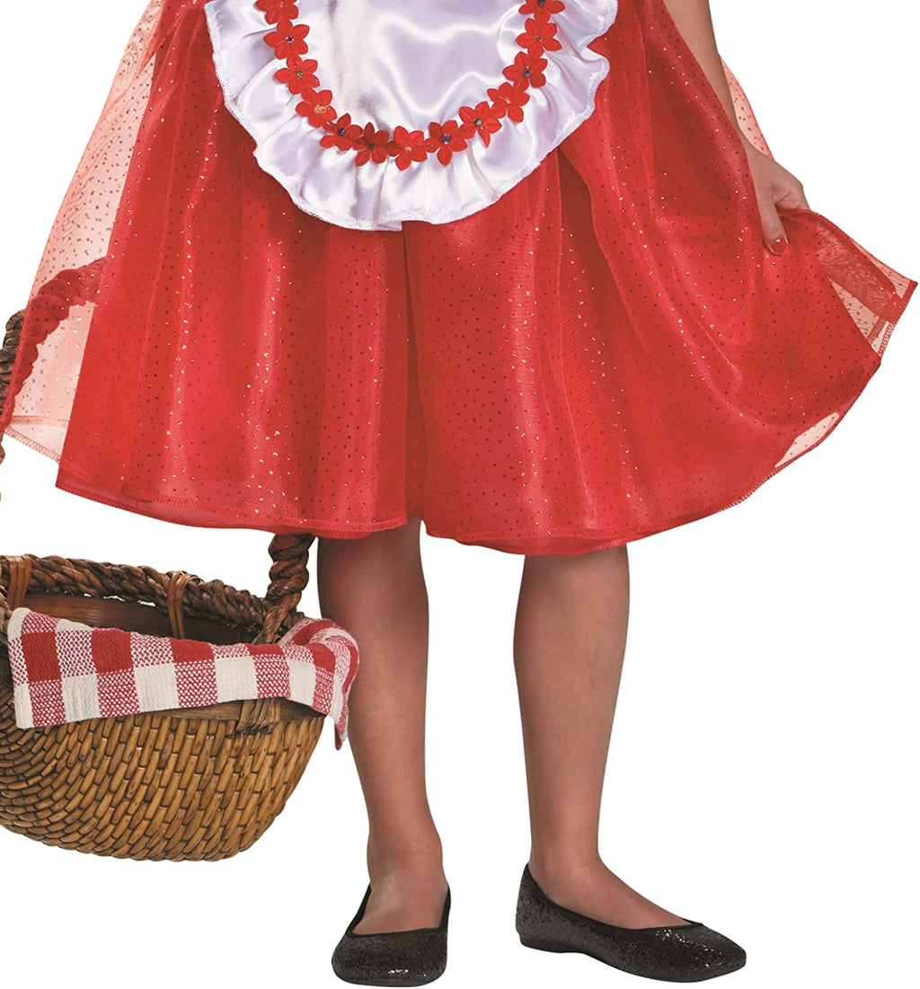 Little Red Riding Hood Fairy Tale Deluxe Toddler Costume Small 4-6