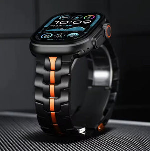 Black with Orange