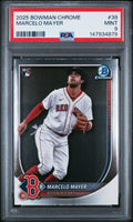 Graded 2025 Topps Bowman Chrome Marcelo Mayer #39 Rookie RC Baseball Card PSA 9 Mint