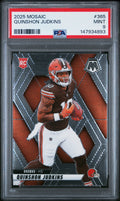 Graded 2025 Panini Mosaic Quinshon Judkins #365 Rookie RC Football Card PSA 9 Mint