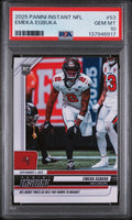 Graded 2025 Panini Instant NFL Emeka Egbuka #53 Rookie RC Football Card PSA 10 Gem Mint