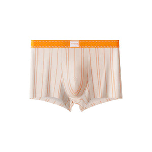 Beige Orange Stripe