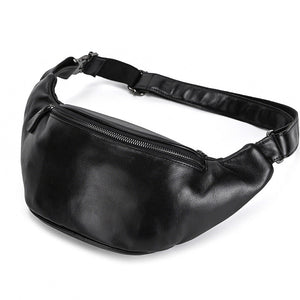 Black Oily Leather