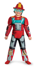 Heatwave Rescue Bot Muscle High Quality Toddler Costume Small 4-6