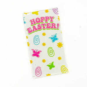 Hoppy Easter 4x6 Glass Window made using LEGO part  - B3 Customs