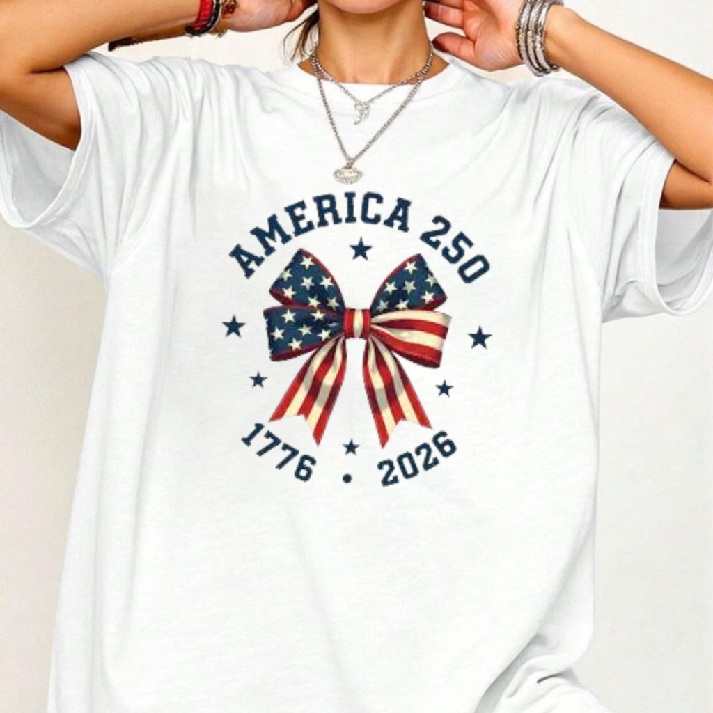2026 America 250th Anniversary Bow T-Shirt