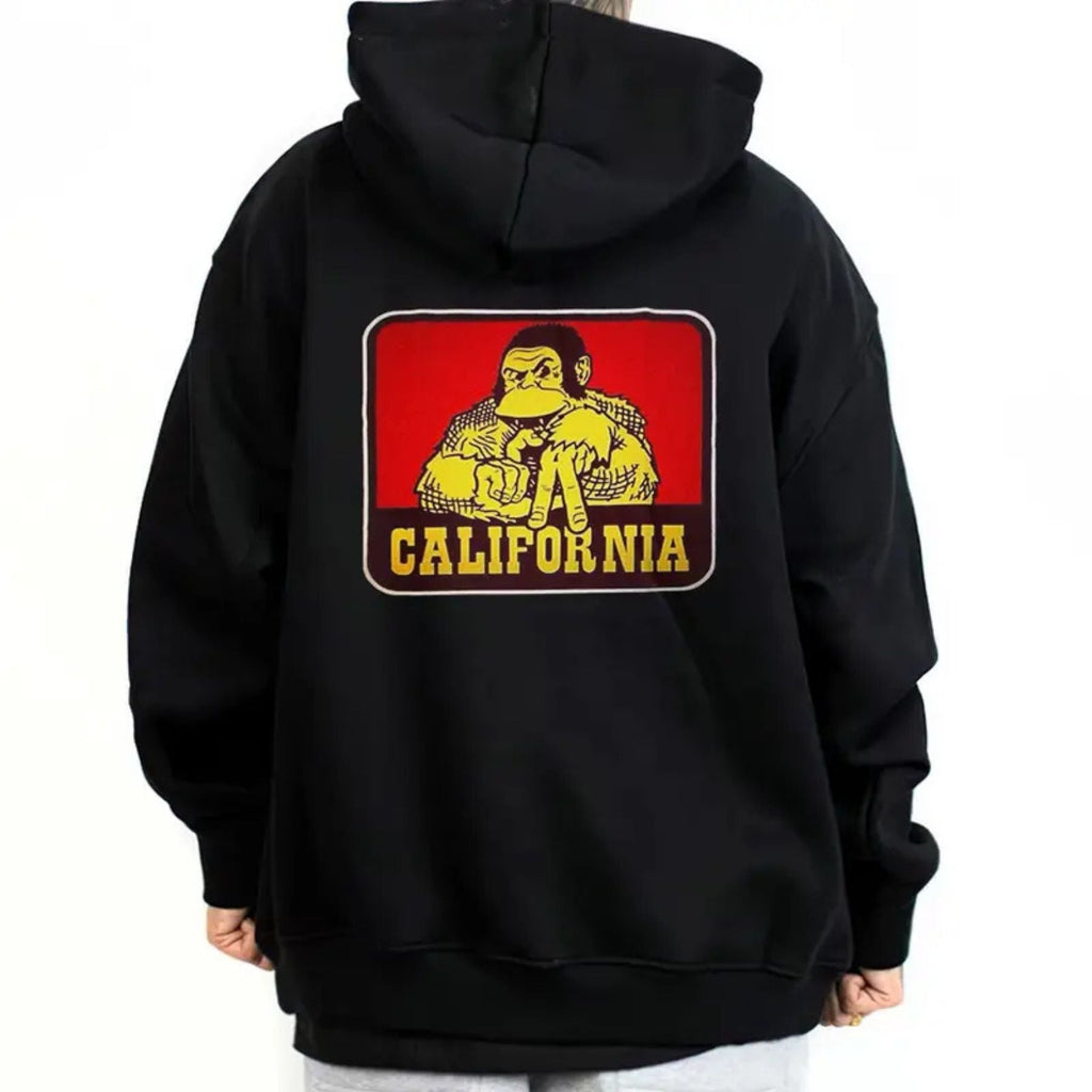 California Monkey LA Chicano Shirt – Chicana Cholo Style Hoodie, Los Angeles Streetwear Sweatshirt, West Coast Graphic Top for Men & Women