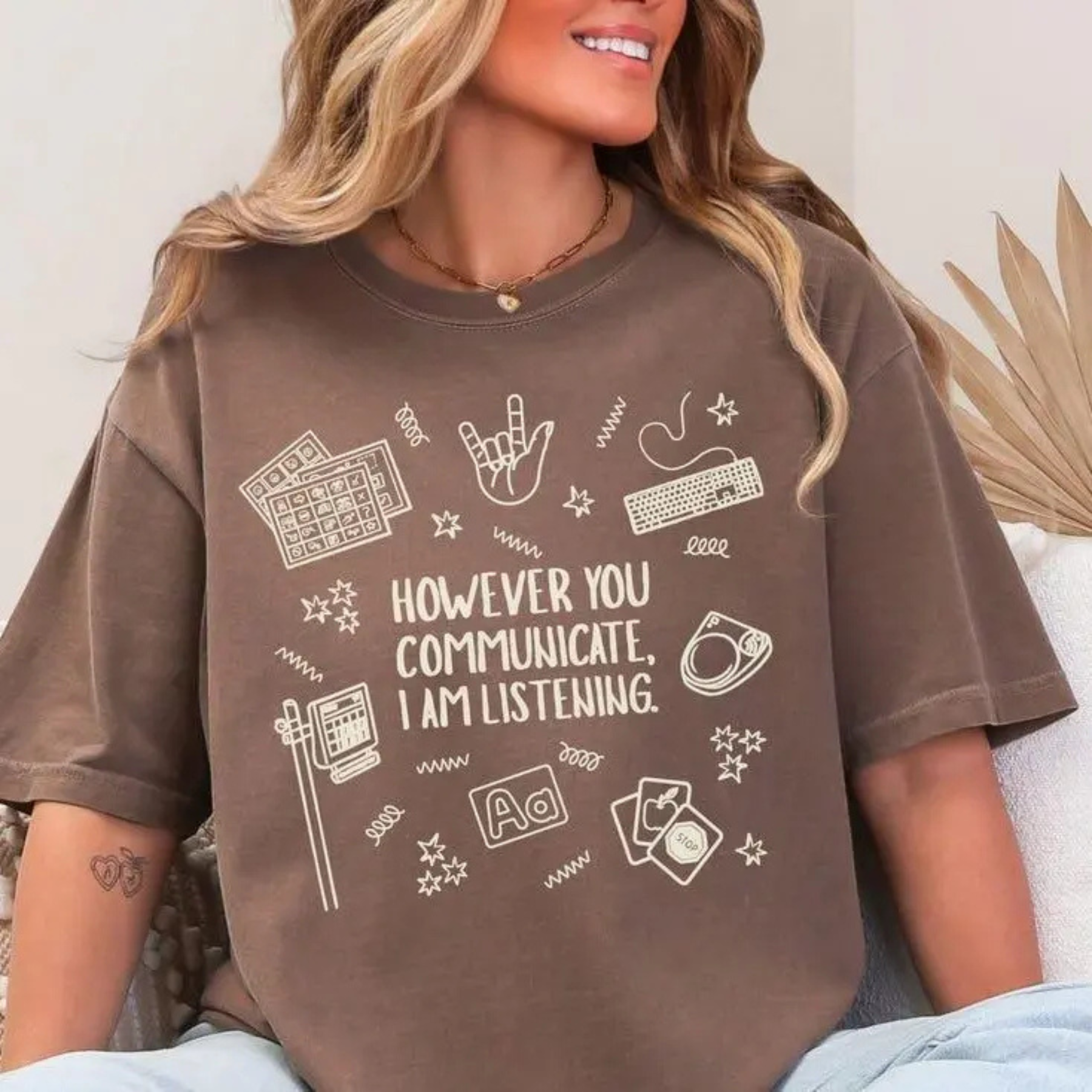 SLP Graduation Gift Shirt – "Everyone Deserves Communication" Aesthetic Tee