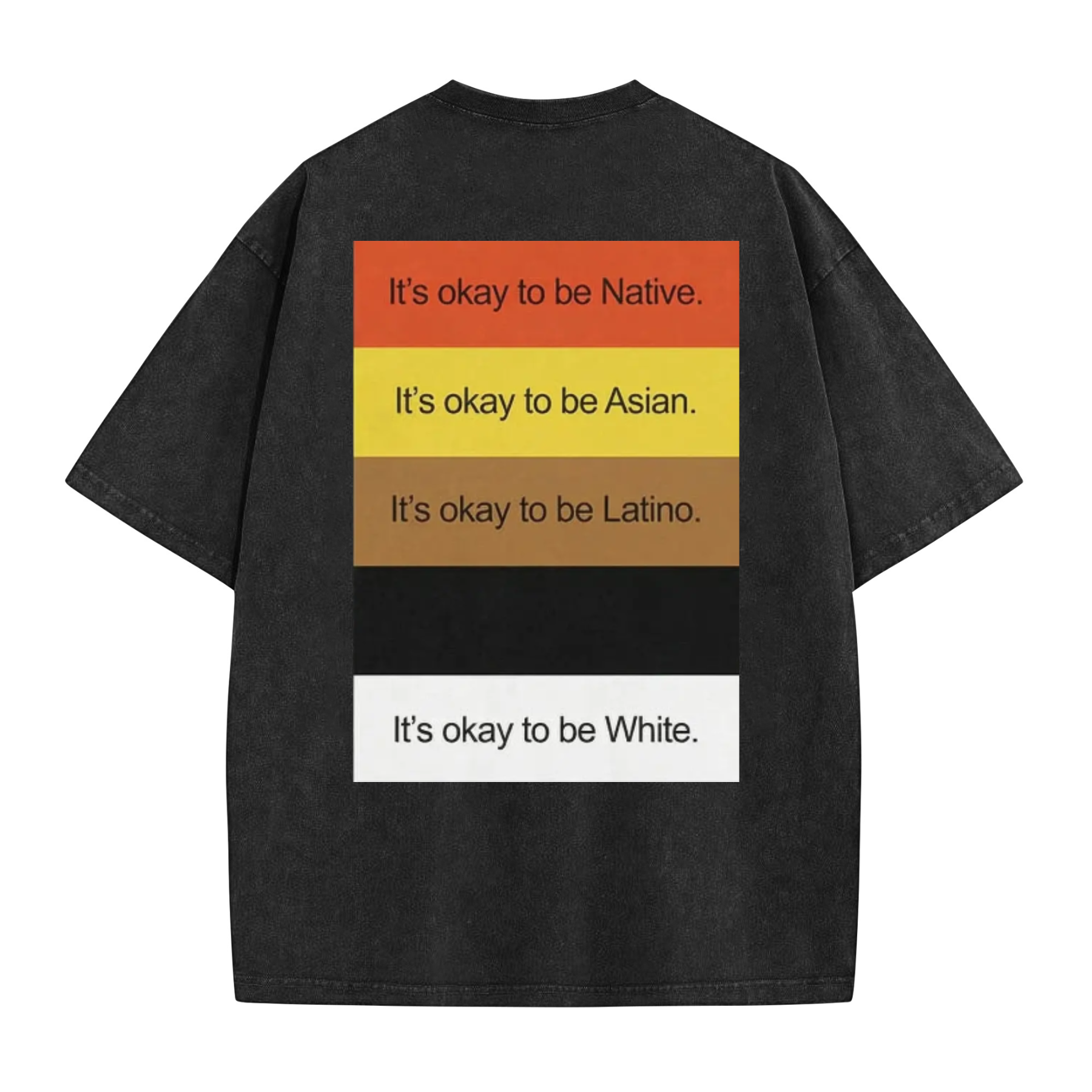 It’s Okay To Be T-Shirt – 90s Style Funny Washed Graphic Tee