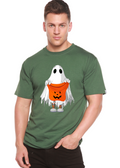 Boo Halloween Men's Bamboo Viscose/Organic Cotton Short Sleeve Graphic T-Shirt