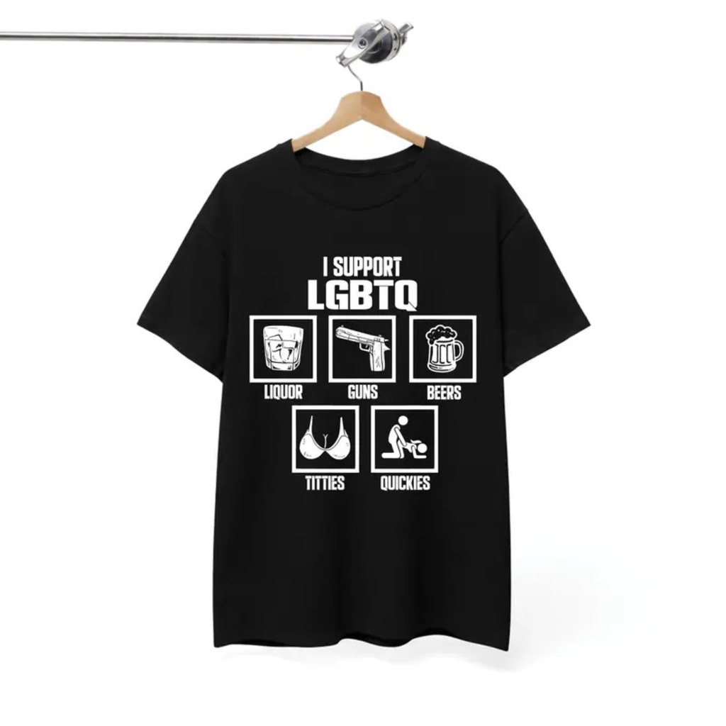 Funny "LGBTQ" Acronym Parody Shirt