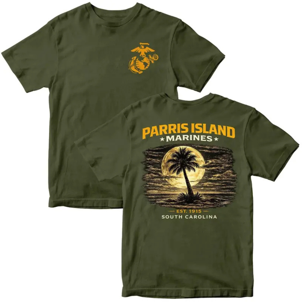 Parris Island Marines Shirt – Official USMC Recruit Depot Tee