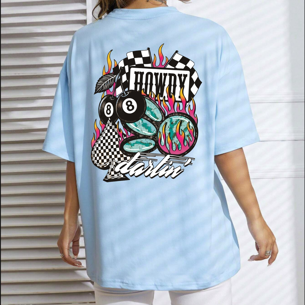 Howdy Darlin Retro Western T-Shirt – Funny Southern Charm Graphic Tee