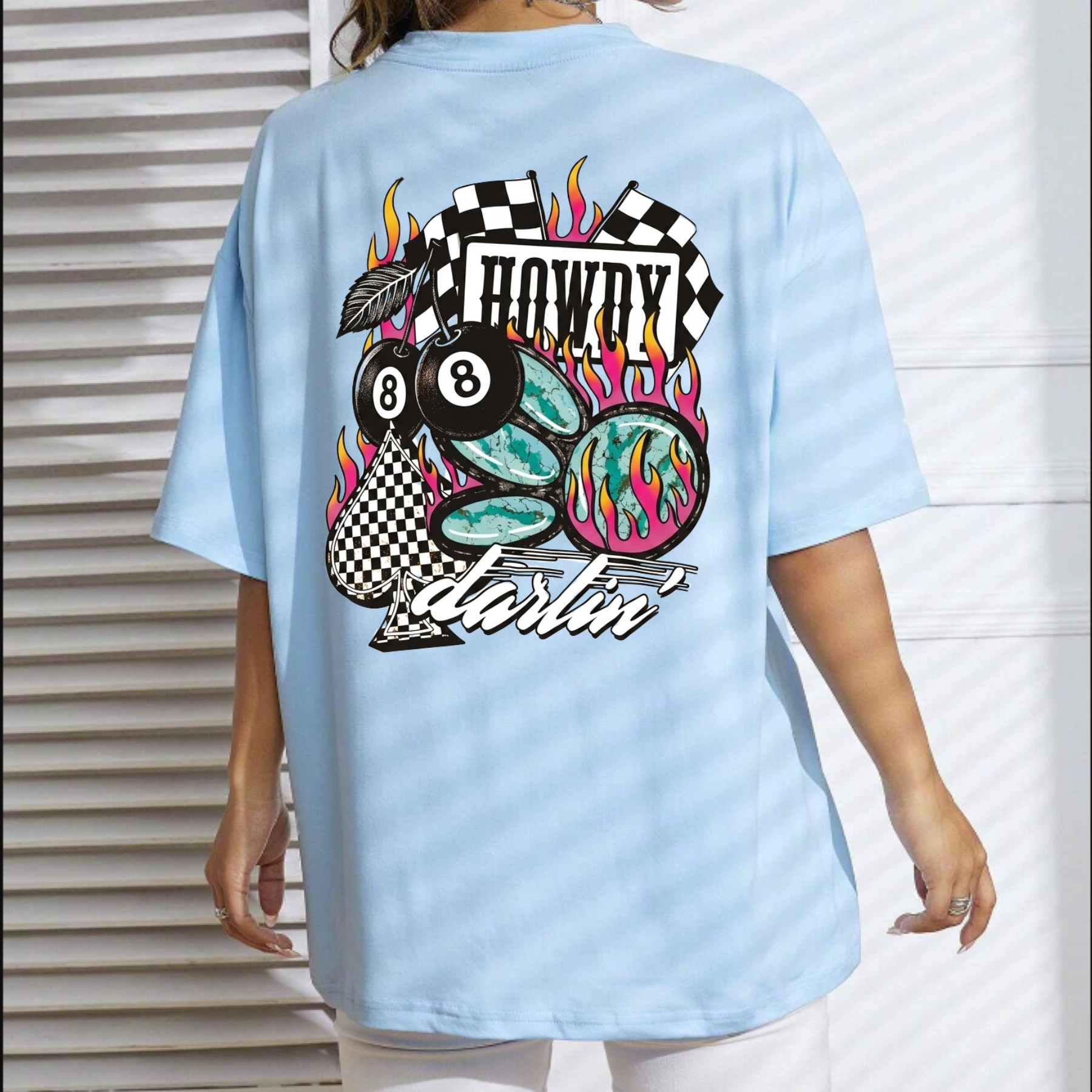 Howdy Darlin Retro Western T-Shirt – Funny Southern Charm Graphic Tee