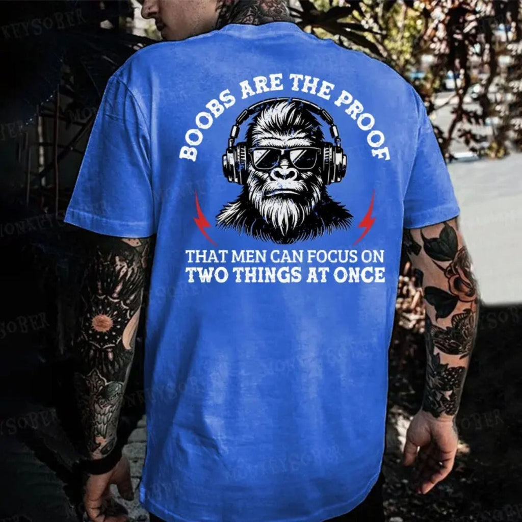 "Scientific Proof Monkey" – Funny Sarcastic Focus Graphic Top